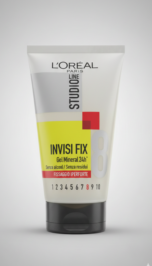 L'Oréal Paris Studio Line Invisi Fix 8 Gel Mineral 150ml | Fissaggio Iperforte Livello 8 | Senza Alcool & Zero Residui
