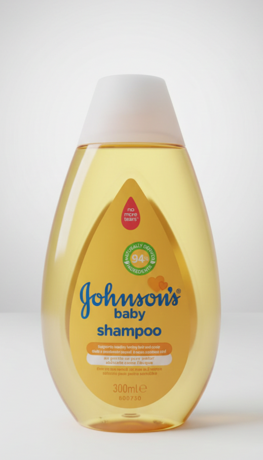 Johnson's Baby Shampoo 300 ml | Formula Non Più Lacrime® | 94% Ingredienti Naturali | Ipoallergenico e pH Bilanciato