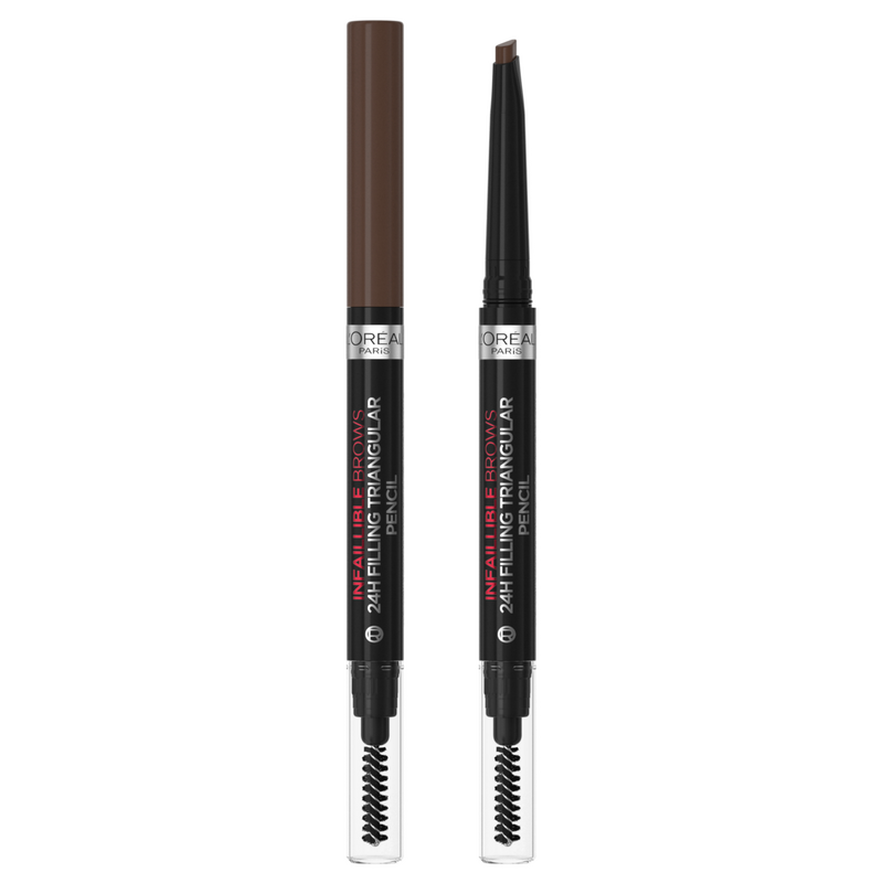L'Oréal Paris Infaillible Brows 24H Filling Triangular – Matita Sopracciglia Lunga Tenuta con Punta Triangolare e Pettinino
