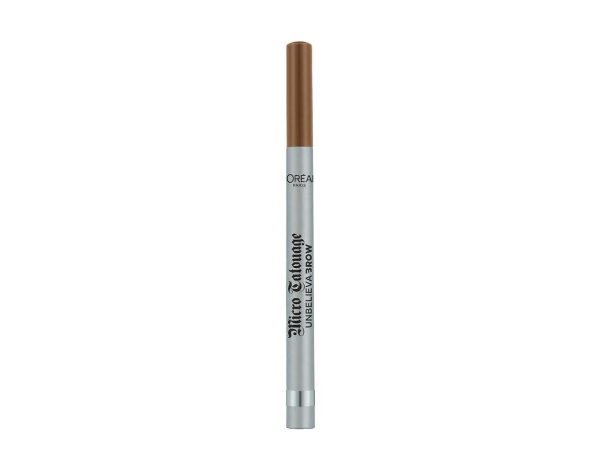 L'Oréal Paris UnbelievaBrow Micro Tatouage Pennarello Sopracciglia – Effetto Microblading Pelo per Pelo, Formula Lunga Tenuta 48H e Anti-Sbavature
