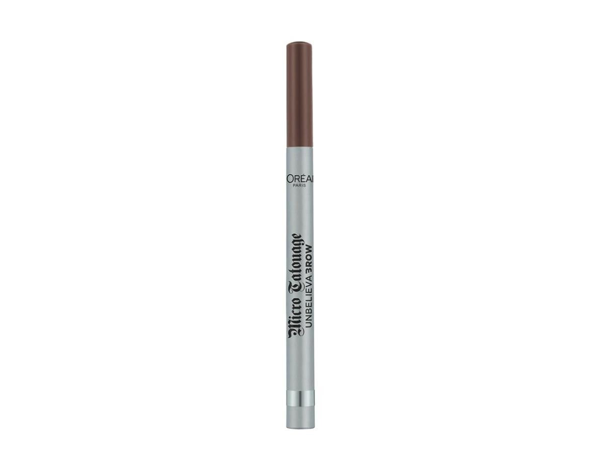 L'Oréal Paris UnbelievaBrow Micro Tatouage Pennarello Sopracciglia – Effetto Microblading Pelo per Pelo, Formula Lunga Tenuta 48H e Anti-Sbavature