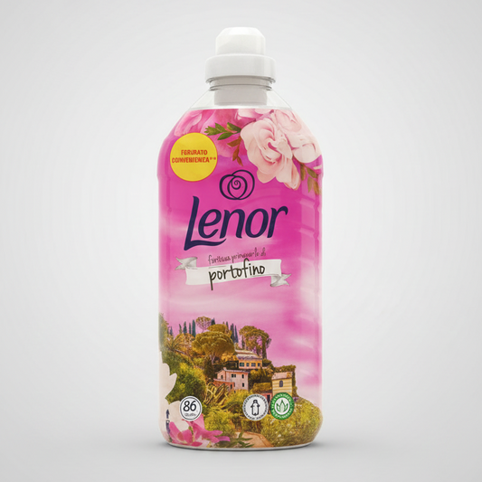 Lenor Essenze d'Italia Portofino Ammorbidente Concentrato 1,806L | 86 Lavaggi | Fragranza Fioritura Primaverile | Champions Edition | Morbidezza 85% Base Vegetale