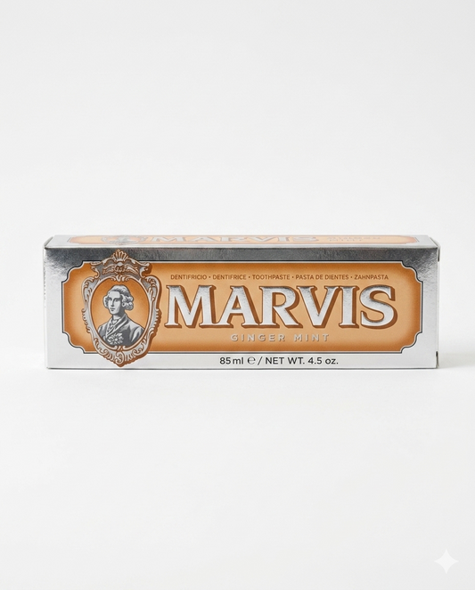 Marvis Ginger dentifricio 85ml zenzero menta fluoro xilitolo anti carie freschezza originale made in Italy