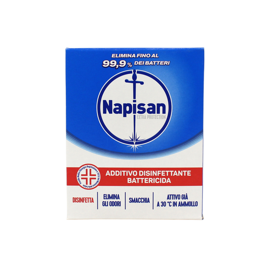 Napisan Additivo Disinfettante Polvere 500g | Presidio Medico Chirurgico | Elimina 99,9% Batteri e Odori | Igiene per Neonati e Sportivi