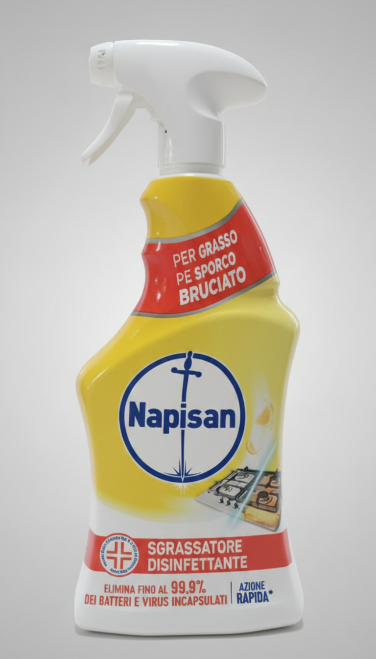 Napisan Disinfettante Sgrassatore Limone 750ml – Presidio Medico Chirurgico Azione 2-in-1
