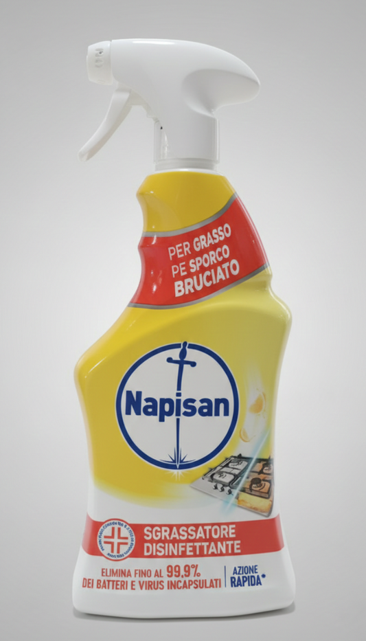 Napisan Disinfettante Sgrassatore Limone 750ml – Presidio Medico Chirurgico Azione 2-in-1