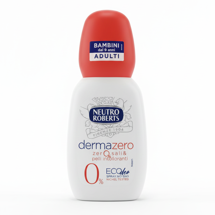 Neutro Roberts Deodorante Vapo Derma Zero 75ml – 0% Sali di Alluminio e Alcool