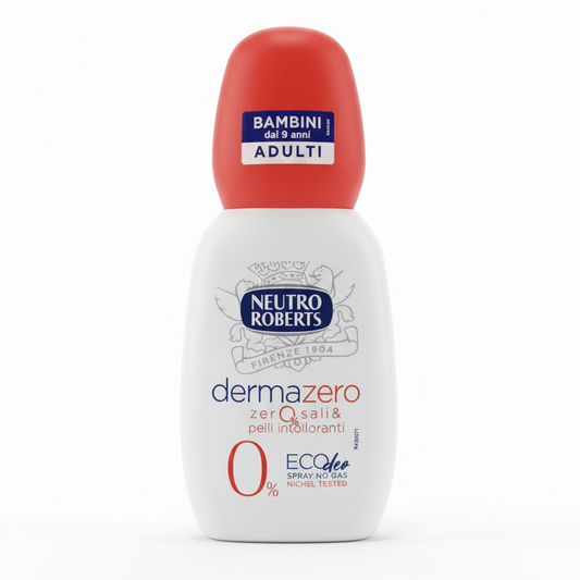 Neutro Roberts Deodorante Vapo Derma Zero 75ml – 0% Sali di Alluminio e Alcool