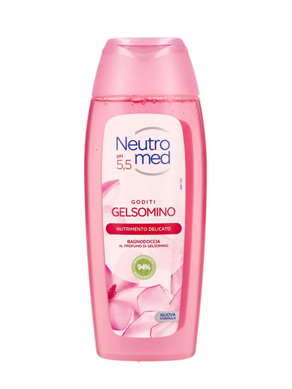 Neutromed Bagnoschiuma Dermo Control Gelsomino 400ml – Azione Nutriente Intensiva e Protezione del pH Fisiologico