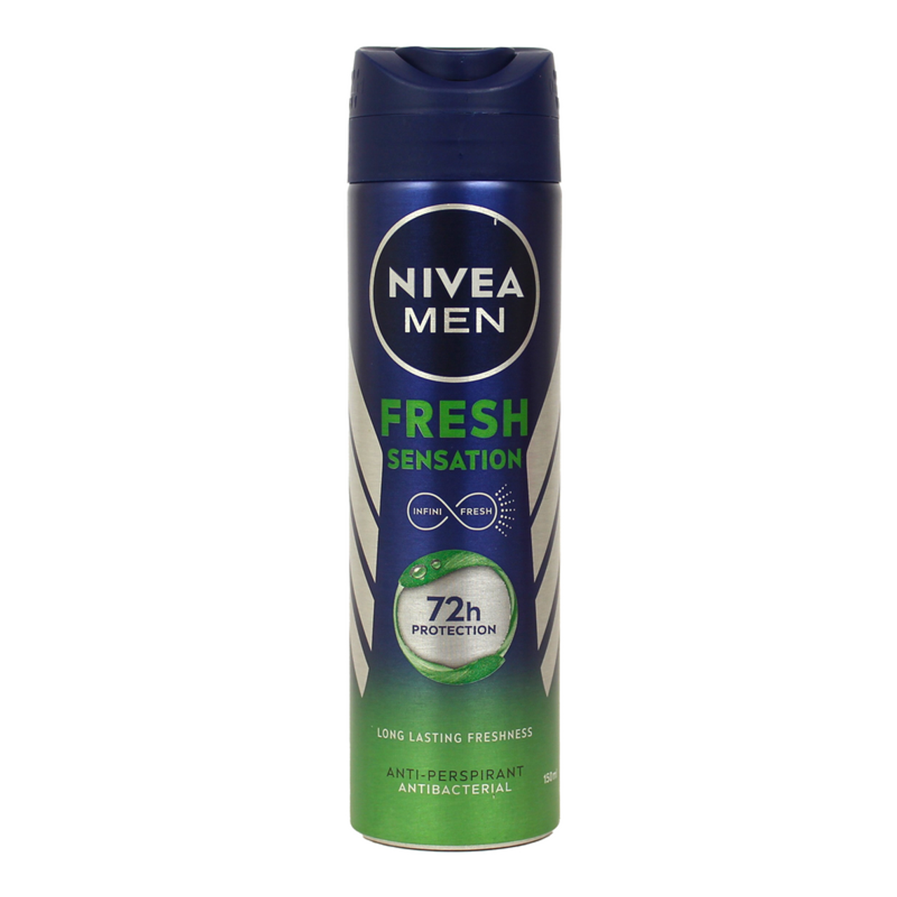 NIVEA MEN Fresh Sensation Deodorante Spray 150ml – Protezione 72h Infinifresh – Antitraspirante Senza Alcol
