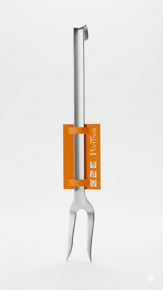 Pintinox Forchettone da Cucina Professionale 35 cm in Acciaio Inox 18/10 – Made in Italy – Alta Qualità per Alimenti