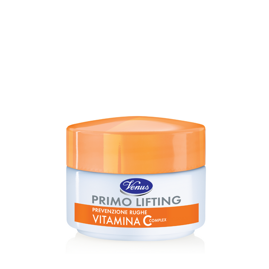 Venus Primo Lifting Crema Viso Vitamina C Complex 50 ml | Azione Antiossidante Forte | Prevenzione Rughe e Segni d'Espressione | Difesa Anti-Età Quotidiana