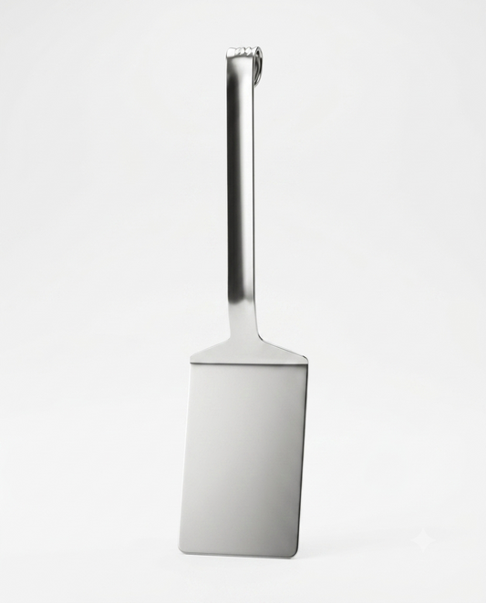 Pala lasagne Gnali in acciaio inox 18/C pesante Made in Italy, utensile professionale per taglio e servizio lasagne.