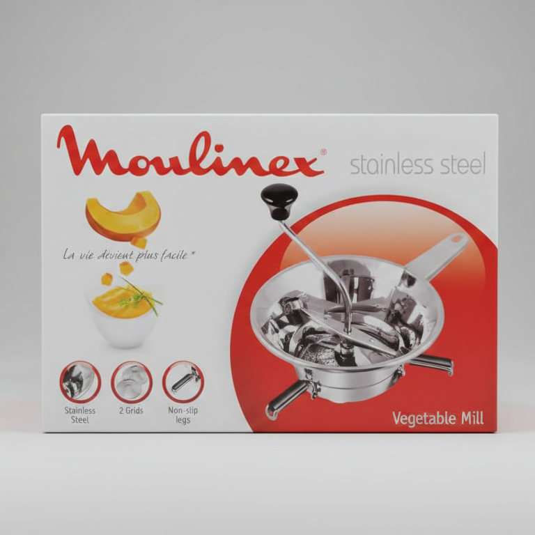 Moulinex MLX40106 Passaverdure Professionale in Acciaio Inox – La Soluzione Tradizionale per Passati e Salse Perfette