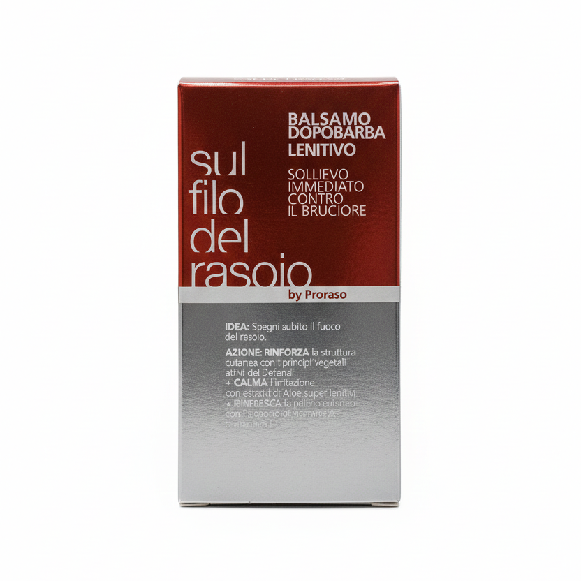 Proraso Balsamo Dopobarba Lenitivo 100ml – Sul Filo del Rasoio – Sollevo Immediato Contro il Bruciore