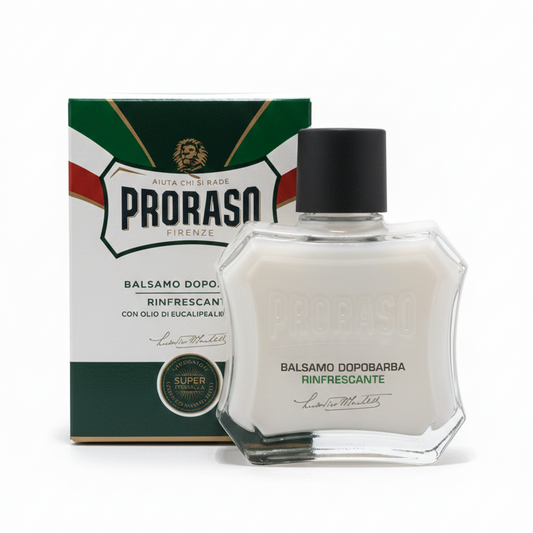 Proraso Balsamo Dopobarba Rinfrescante 100ml – Senza Alcool – Ripristina Equilibrio Idrolipidico & Sollievo Fresco Immediato