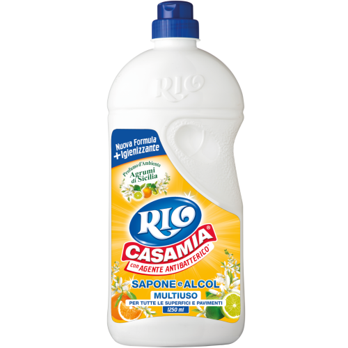 Rio Casamia Super Igienizzante 1250 ml – Detergente Pavimenti e Superfici Multiuso – Sgrassante Profondo – Disponibile in 11 Fragranze