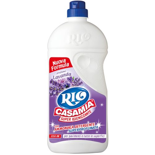 Rio Casamia Super Igienizzante 1250 ml – Detergente Pavimenti e Superfici Multiuso – Sgrassante Profondo – Disponibile in 11 Fragranze