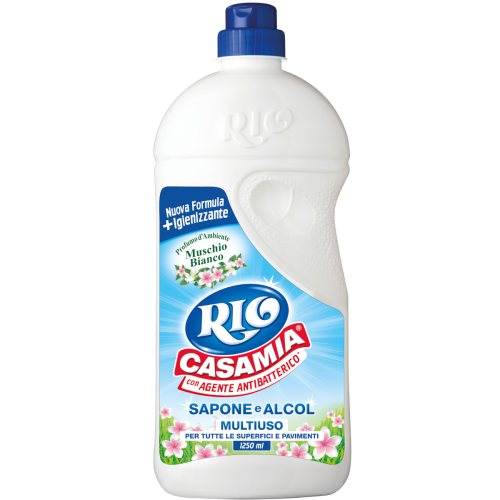 Rio Casamia Super Igienizzante 1250 ml – Detergente Pavimenti e Superfici Multiuso – Sgrassante Profondo – Disponibile in 11 Fragranze
