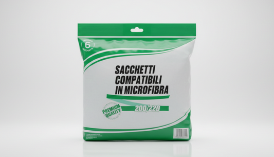 Sacchetti Compatibili Premium Quality per Folletto VK 200 - VK 220 S | Microfibra con Filtrazione HEPA Integrata | Anti-Allergeni e Cattura-Odori | Microfiltrazione Costante | Ricambio Alta Efficienza