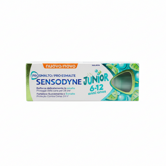 Sensodyne ProSmalto Junior Dentifricio Bambini 6-12 Anni Anti-Erosione Acida e Protezione Carie 50ml