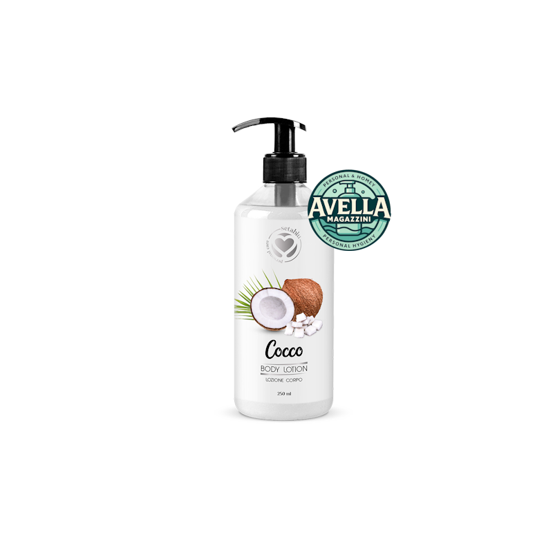 SetaBlu Body Lotion 250ml con Dosatore | Lozione Corpo Idratante e Rivitalizzante | Pelle Morbida e Radiosa | Varianti Cocco, Rosa, Ciliegia e Fragola