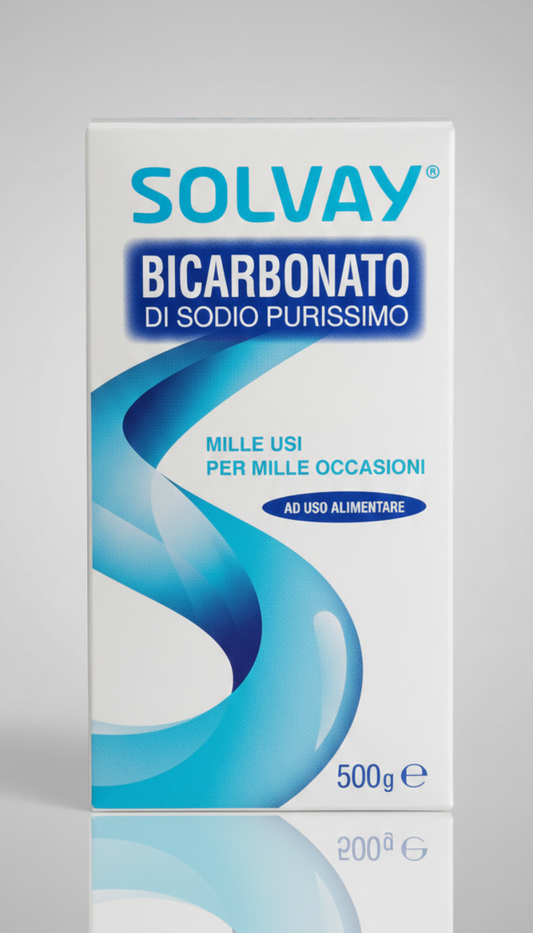 SEO: SOLVAY Bicarbonato di Sodio Purissimo 500g | Grado Alimentare E500(ii) | Uso Alimentare, Bucato e Pulizia Casa Igienizzante