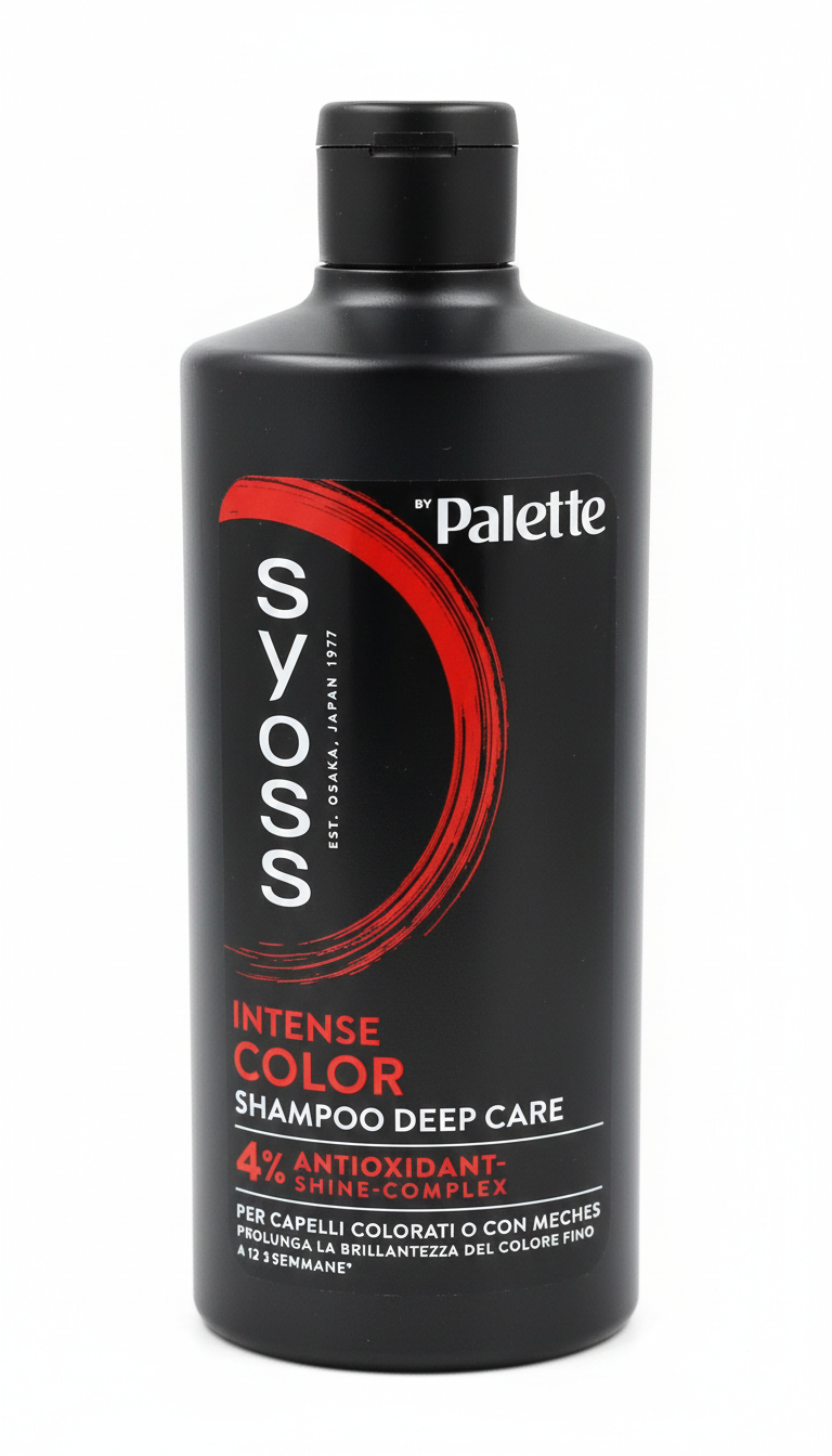 Syoss by Palette Shampoo Intense Color 440ml | Per Capelli Colorati o con Meches | 4% Antioxidant-Shine-Complex | Brillantezza fino a 12 Settimane