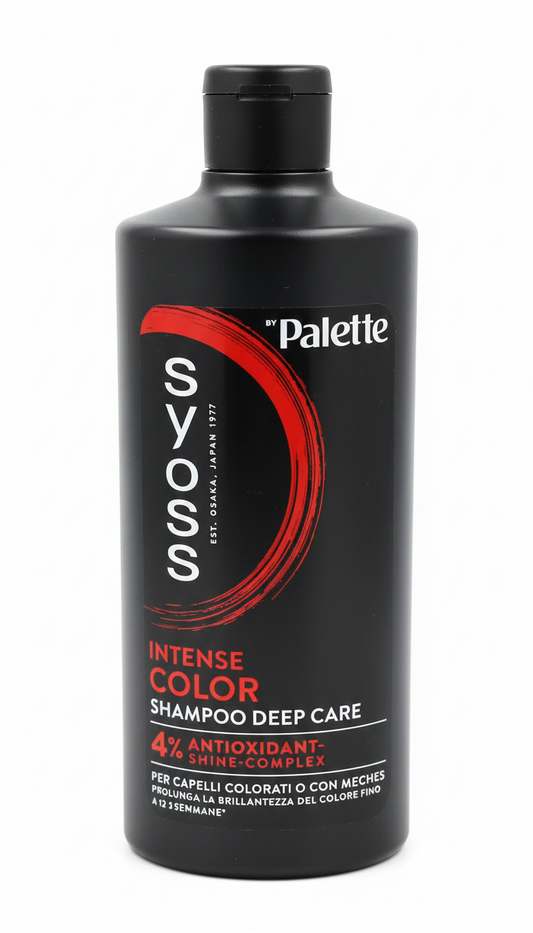Syoss by Palette Shampoo Intense Color 440ml | Per Capelli Colorati o con Meches | 4% Antioxidant-Shine-Complex | Brillantezza fino a 12 Settimane