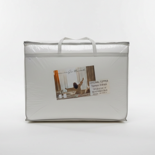 Giò Marinelli Topper Correttore Materasso Matrimoniale 160x190 – Sfoderabile con Zip Perimetrale