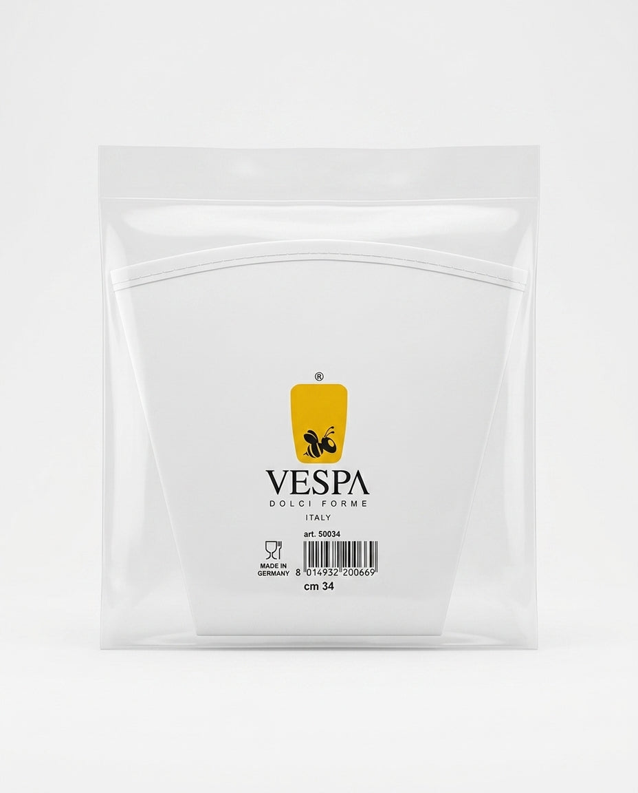 Vespa Sacco Decoratore Professionale TKermo 34 cm in cotone e poliuretano, sac à poche riutilizzabile ideale per decorare torte, dolci, panna e creme.