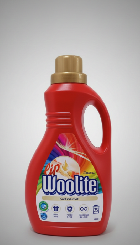 Flacone Woolite Extra Mixcolor detersivo liquido 1,5 litri per capi colorati con cheratina 25 lavaggi protegge colori fibre e trasferimento colore