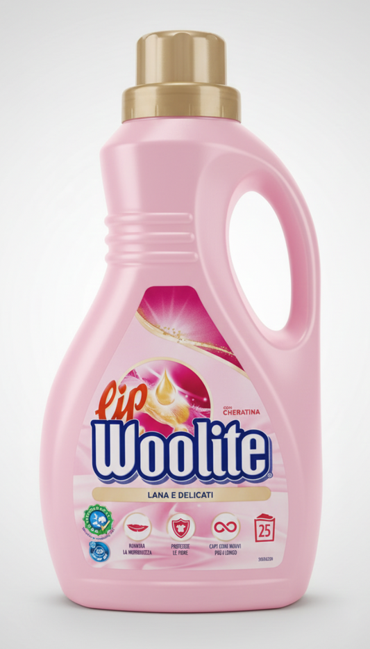 Woolite | Detersivo Liquido Lana e Delicati | 1,5 Litri | 25 Lavaggi | Con Cheratina | Rinnova la Morbidezza | Protegge le Fibre da Infeltrimento e Restringimento