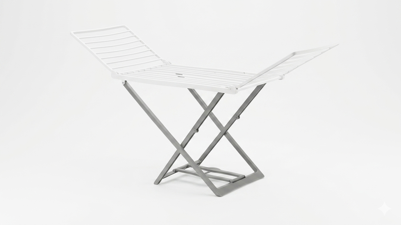 Stendibiancheria Alicante Linea Home in Polipropilene 19m | Antiruggine Totale | Ultra-Leggero 6kg | Design Moderno Antracite bicolore per Esterno e Interno