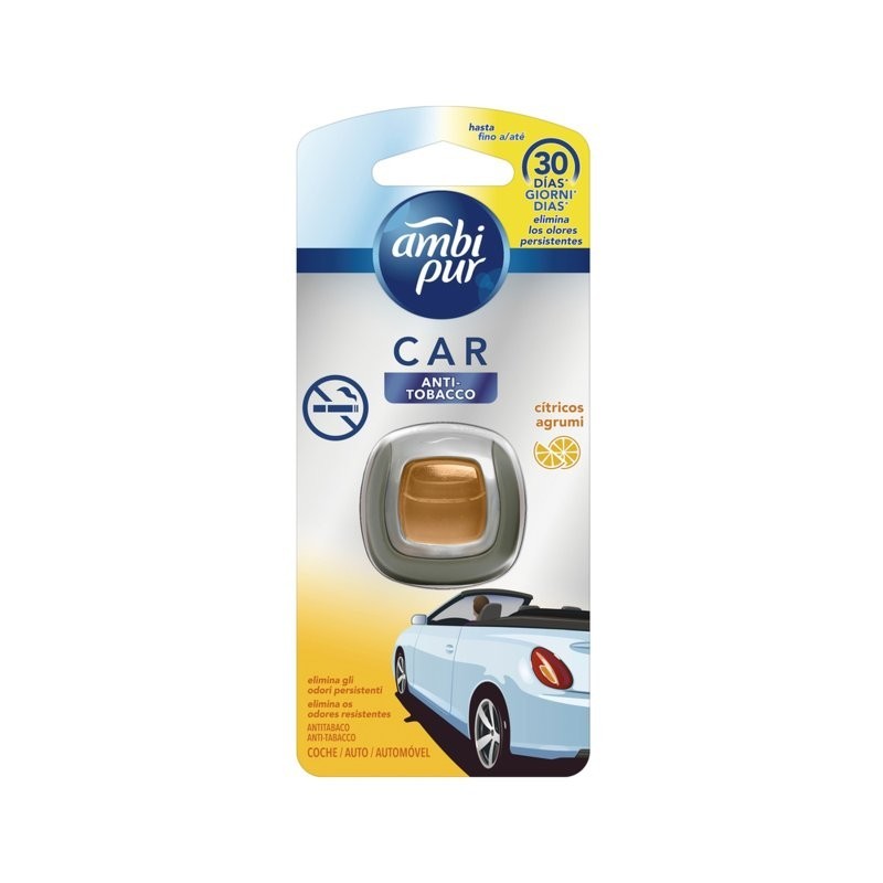 Ambi Pur Car – Profumatore Auto a Clip 30 Giorni | Tecnologia Elimina Odori e Fragranze Lenor