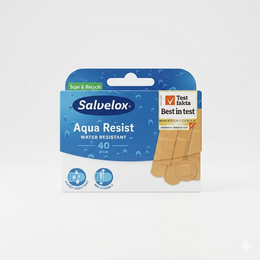 Salvelox Aqua Resist Cerotti Traspiranti Water Resistant Ipoallergenici – Protezione Totale e Flessibilità