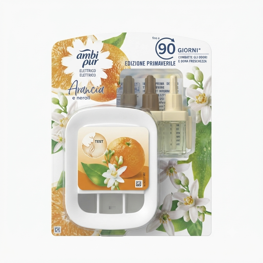 Ambi Pur 3Volution Starter Kit Diffusore + Ricariche | Tecnologia OdourClear™ | Alterna 3 Fragranze | Fino a 90 Giorni di Freschezza