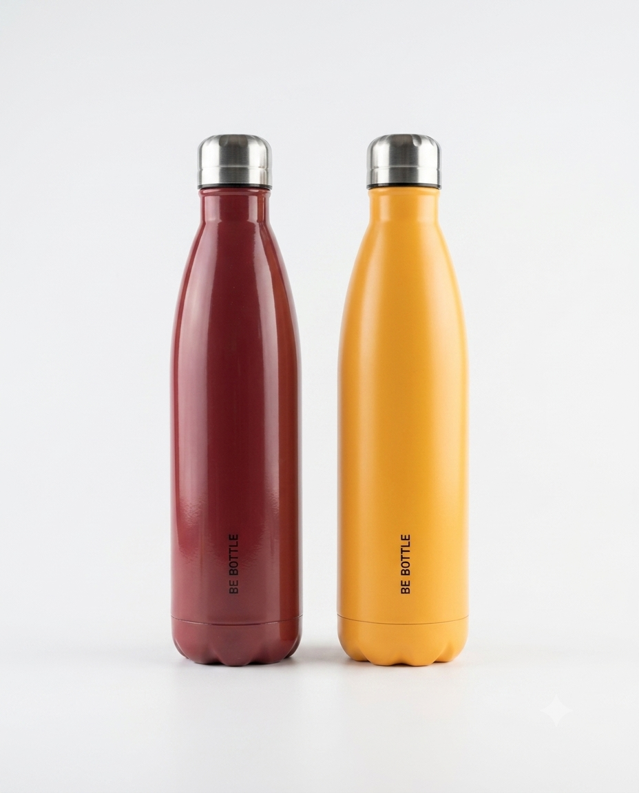 Borella Bottiglia Termica Inox 750 ml, bottiglia in acciaio inox a doppio strato con tappo ermetico in silicone, progettata per mantenere la temperatura delle bevande fino a 24 ore.