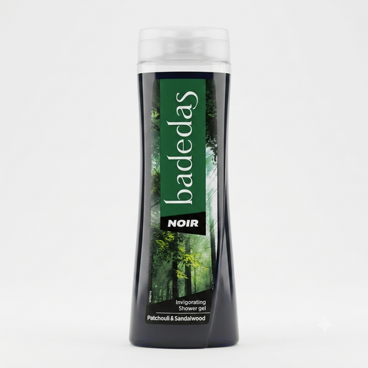 Badedas Noir Doccia Gel Rinfrescante Patchouli e Legno di Sandalo 600 ml – Detergente Corpo Rivitalizzante a Lunga Durata