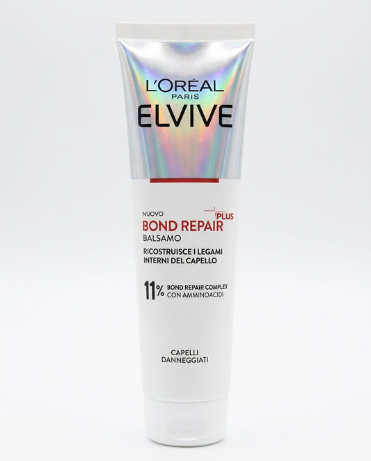 L’Oréal Paris Elvive Bond Repair+ Balsamo 150 ml – Balsamo Ristrutturante con 11% Bond Repair Complex e Amminoacidi per Capelli Danneggiati