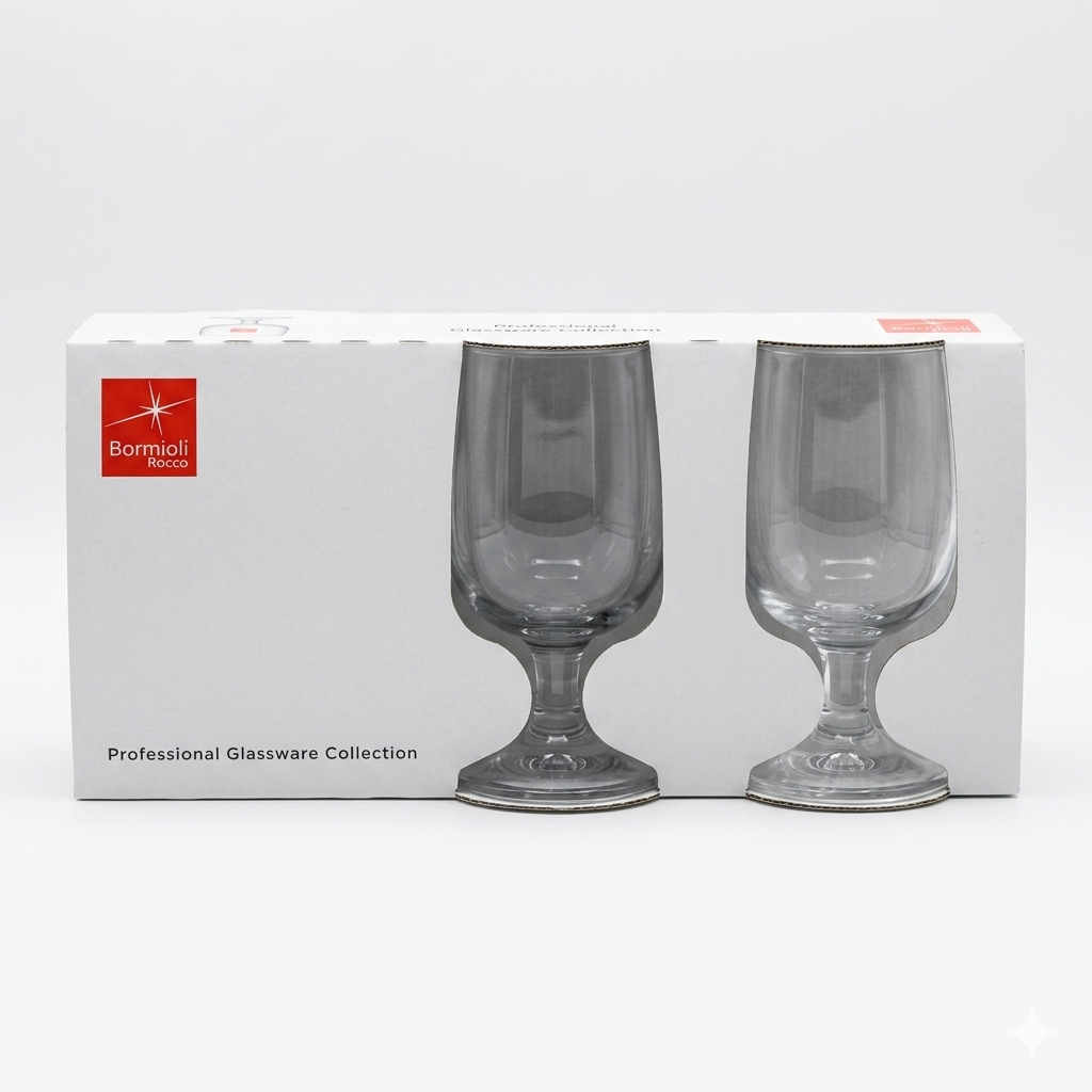 Bormioli Rocco Executive Calice Vino 20,7 cl Set 3 pezzi in Vetro Temperato – Eleganza Tradizionale e Massima Robustezza