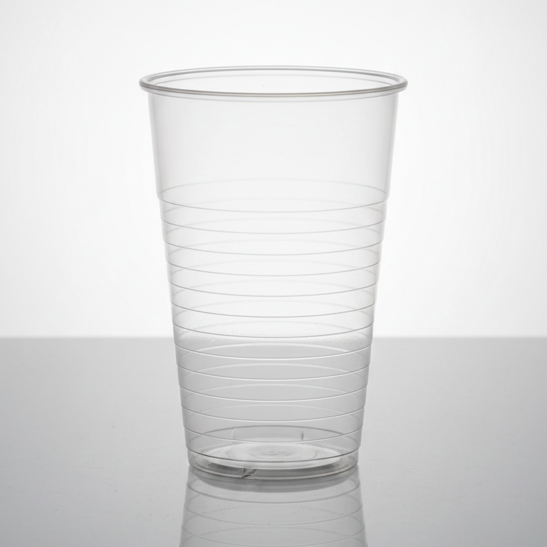 Bicchieri Naturia Cristal R-PET 400cc (50 pz) | Biodegradabili e Compostabili | Bioplastica Riciclata Aristea | Ideali per Birra e Cocktail