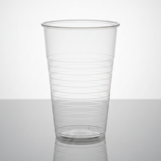 Bicchieri Naturia Cristal R-PET 400cc (50 pz) | Biodegradabili e Compostabili | Bioplastica Riciclata Aristea | Ideali per Birra e Cocktail