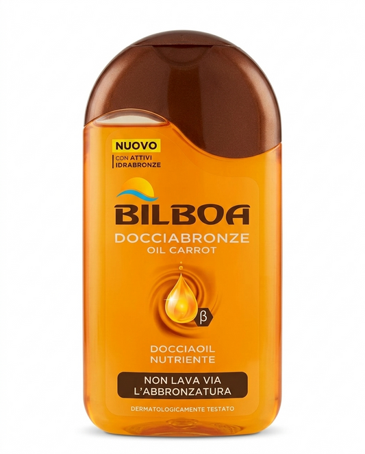 Bilboa Docciabronze Oil Carrot 220ml | Docciagel Post-Sole Energizzante | Con Aloe Vera e Attivi Idrabronze | Profumo Arancia Amara