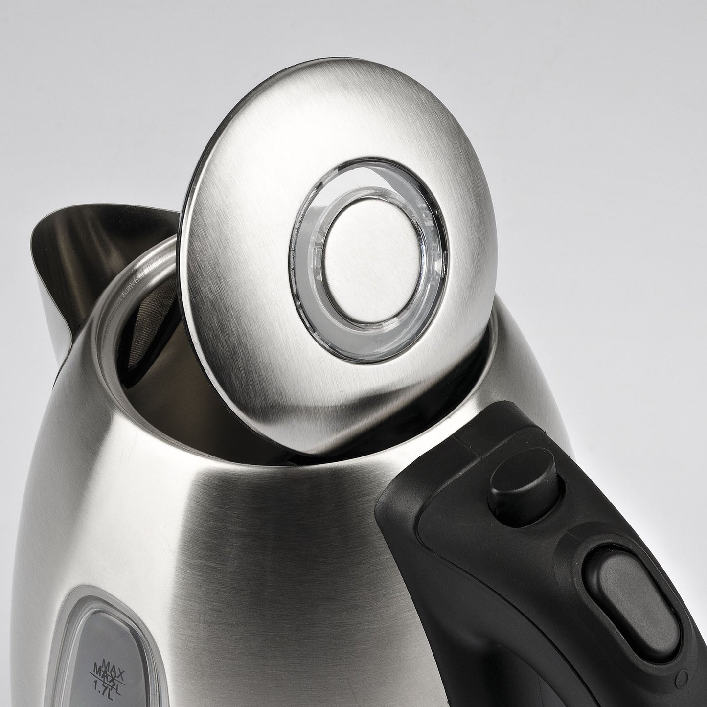 Girmi BL30 Bollitore Elettrico Professionale | 1.7 Litri | Corpo in Acciaio Inox | Potenza 2200W con Luce LED Interna | Base 360° Cordless | Sistema di Sicurezza Integrato