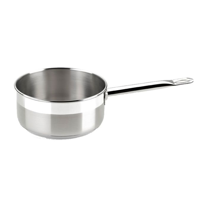 BRA Casseruole Fonde Professionali 1 Manico in Acciaio INOX 18/10 – Eccellenza Gourmet Induzione