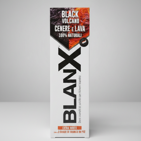 BlanX Black Volcano 75ml Cenere e Lava Vulcanica Extra White