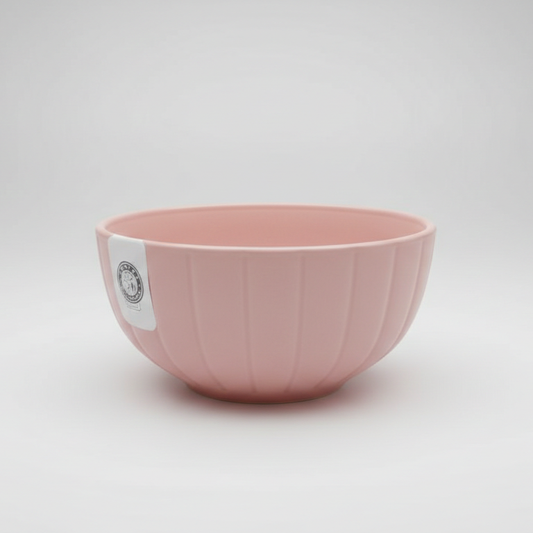 Ciotola in Ceramica STAR 750 ml – Bowl da Colazione e Zuppa Ø 15,5 cm – Design Plissé Vari Colori Pastello