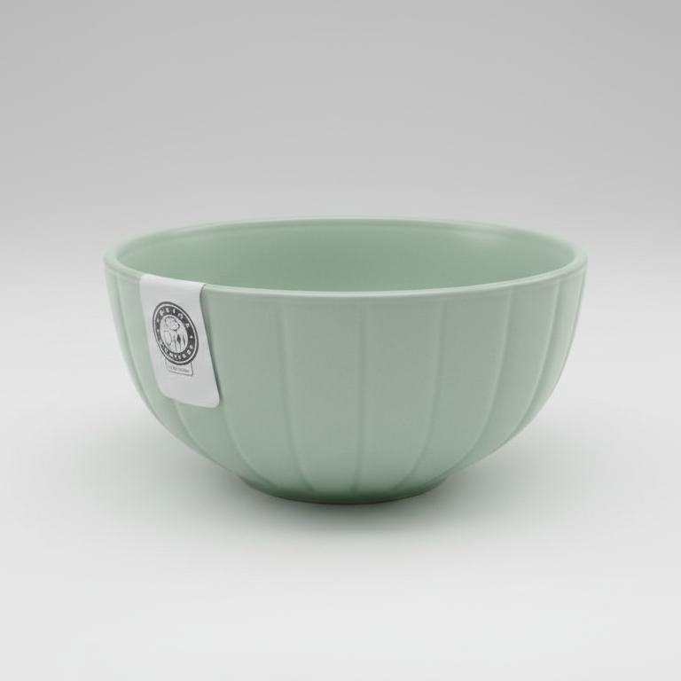 Ciotola in Ceramica STAR 750 ml – Bowl da Colazione e Zuppa Ø 15,5 cm – Design Plissé Vari Colori Pastello