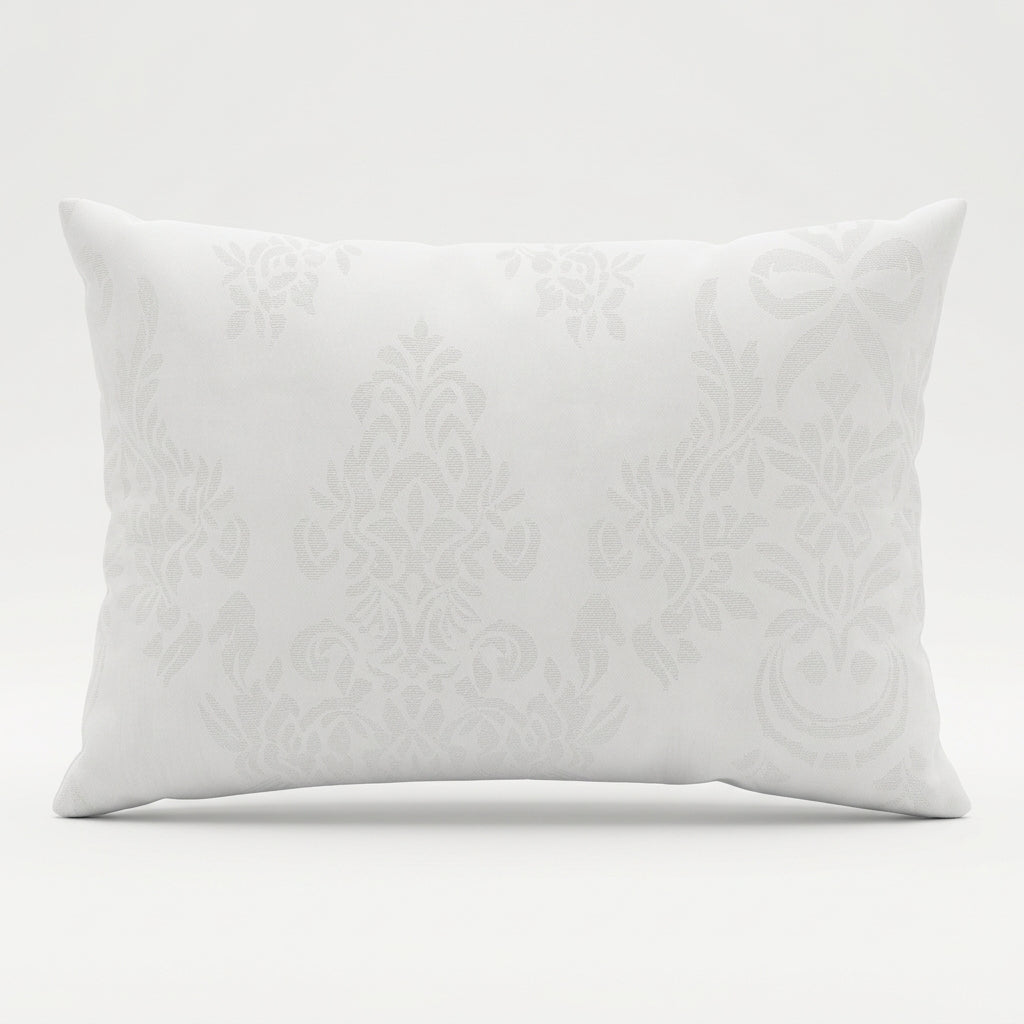 Linea Marilyn Coppia Copricuscini Guanciale Zip Art. Damasco 100% Cotone 52x82 cm – Fodere Protezione Proteggi Cuscino Hotel B&B